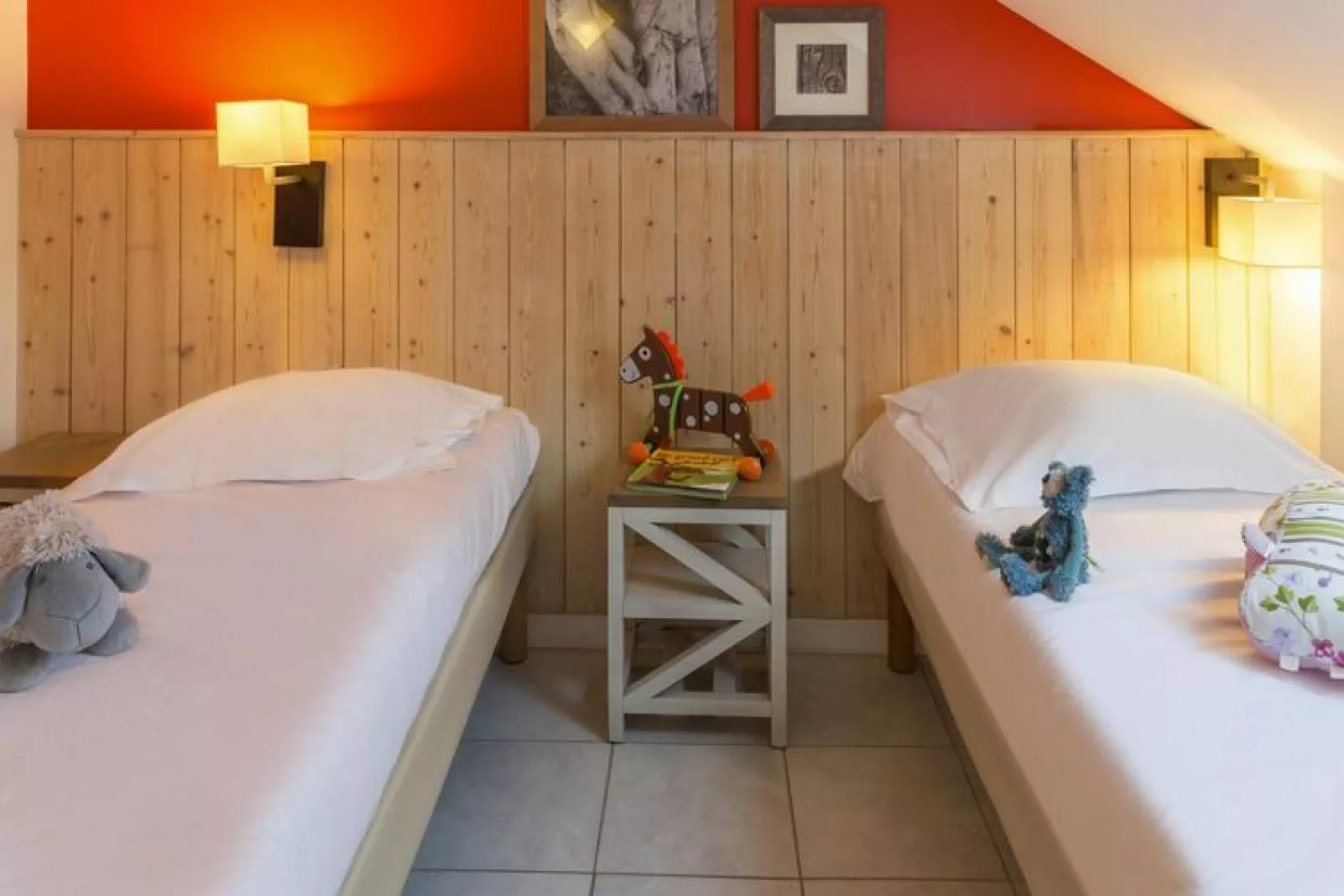 Residence Le Domaine du Bois de la Grée Pornichet - 36 Standard Apt 6 p - 2 bedrooms - Duplex balcony-Chambre