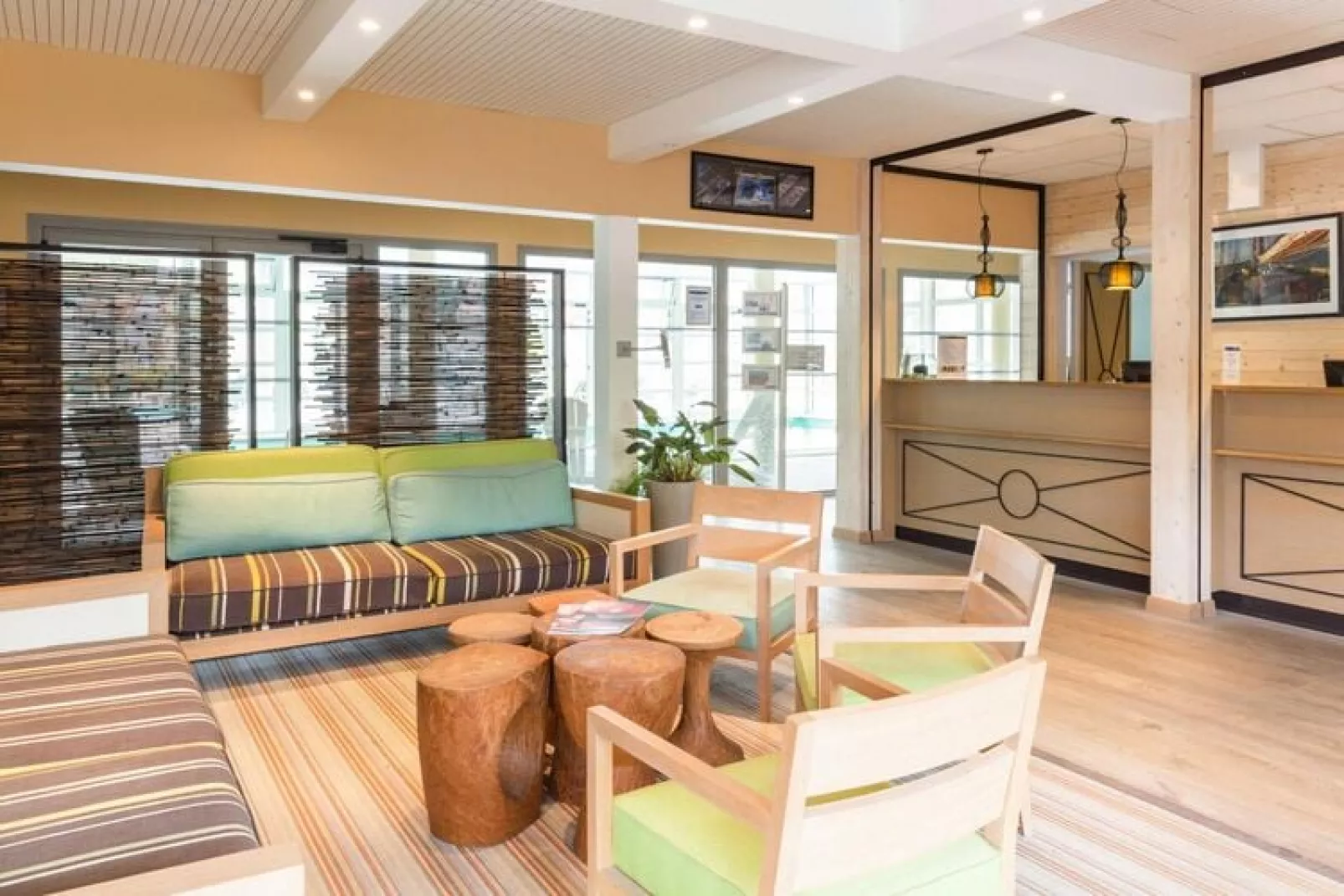 Residence Le Domaine du Bois de la Grée Pornichet  M6 Standard - house 6 p - 2 bedrooms-Salon