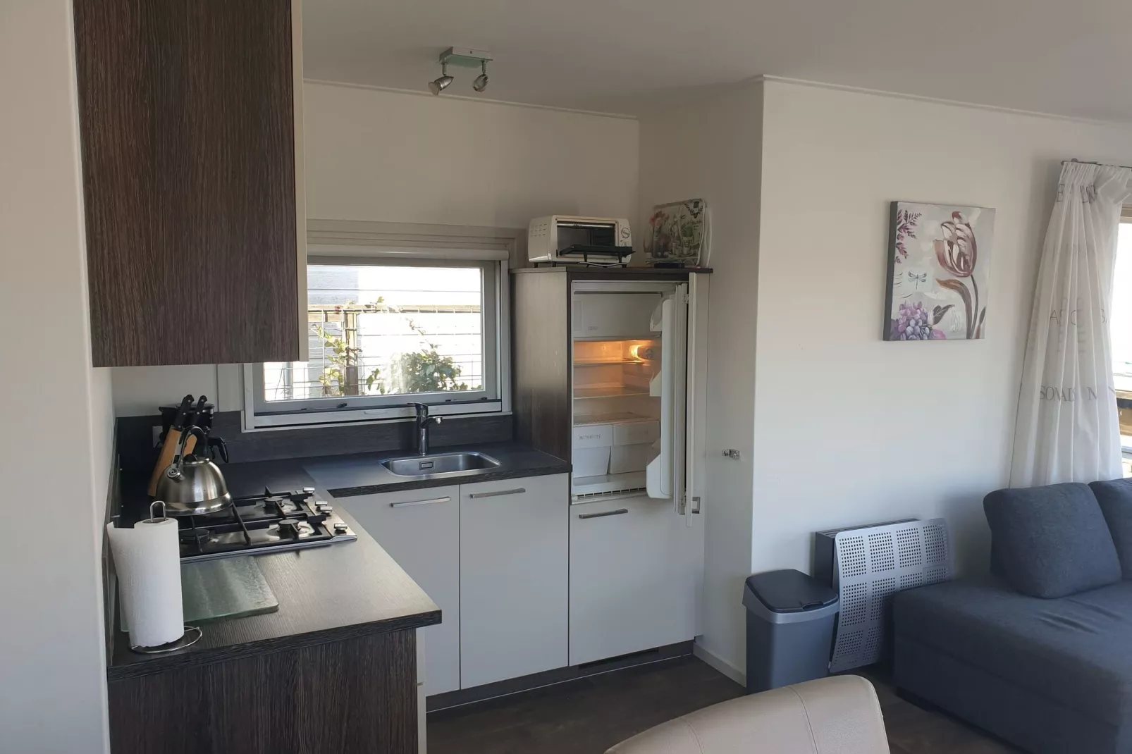Luxe chalet 55 aan het water in Bantega met sloep 8 pax-Cuisine
