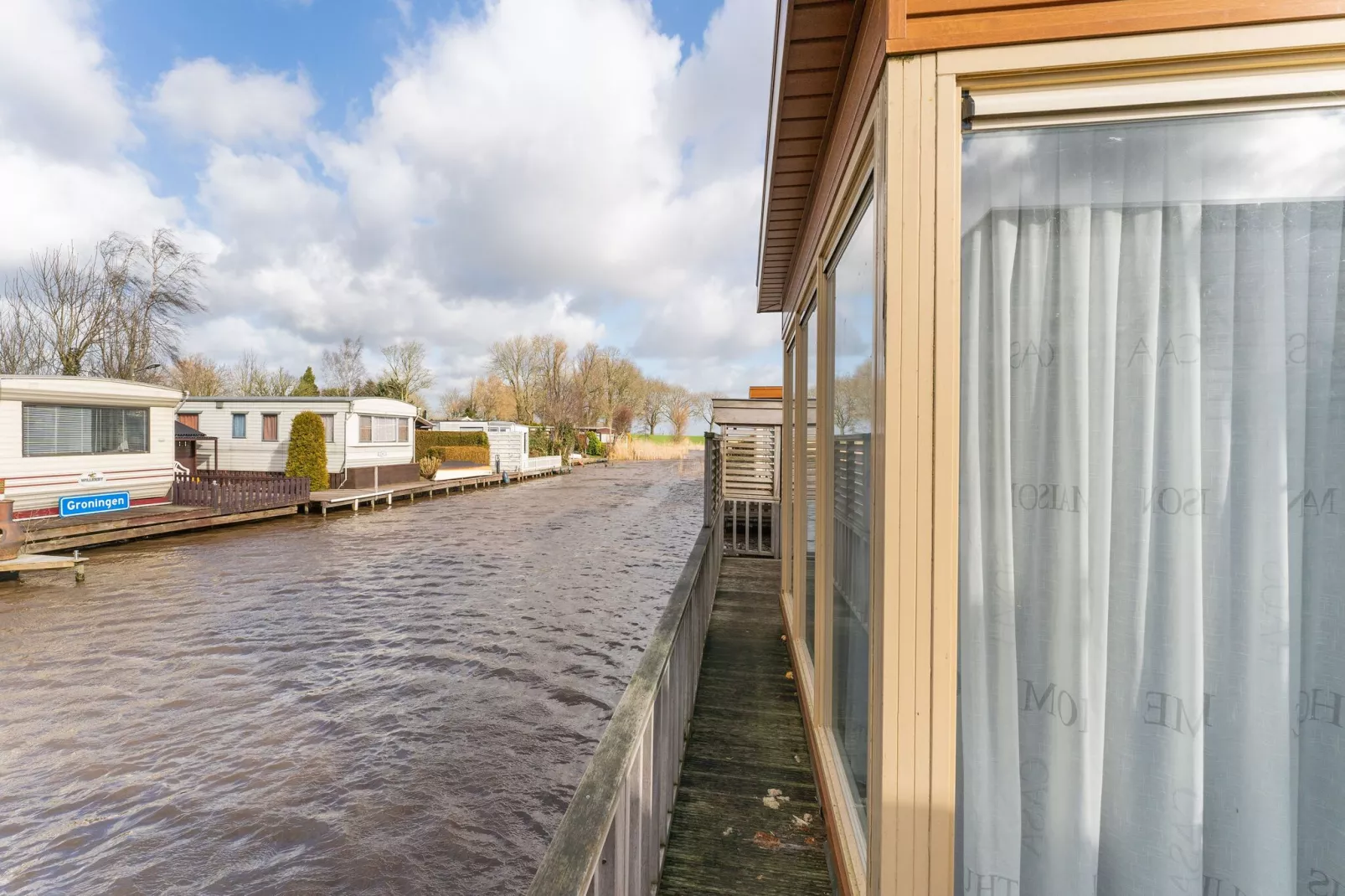 Luxe chalet 55 aan het water in Bantega met sloep 8 pax-Zones d'été à 5 km