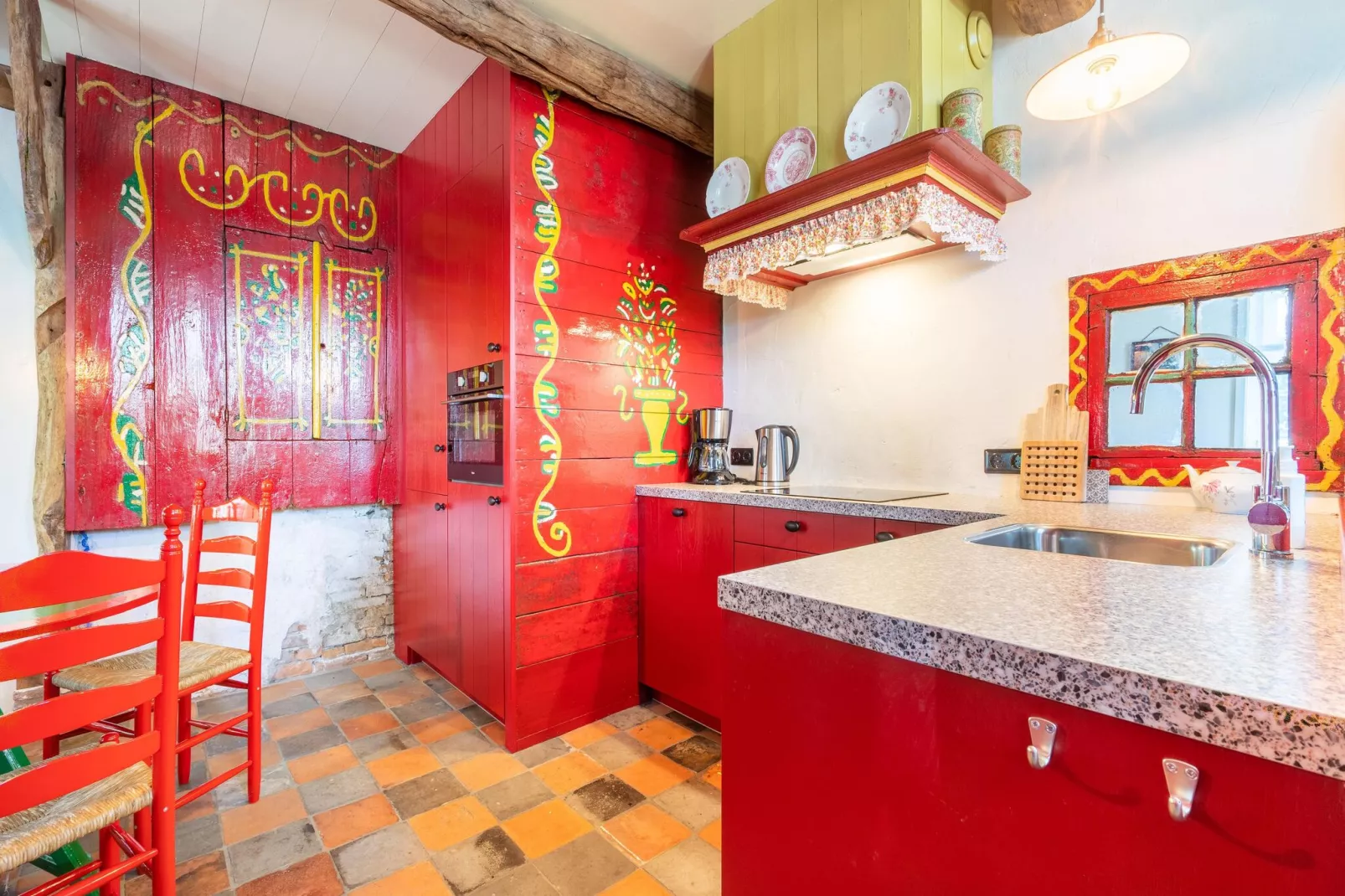 Woonboerderij in Staphorst voor 6 personen-Kitchen