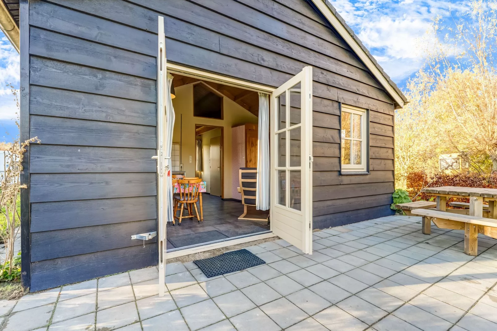 Vakantiehuisje 2 Vuur Groene Camping Lage Zwaluwe-Außenbereich Sommer