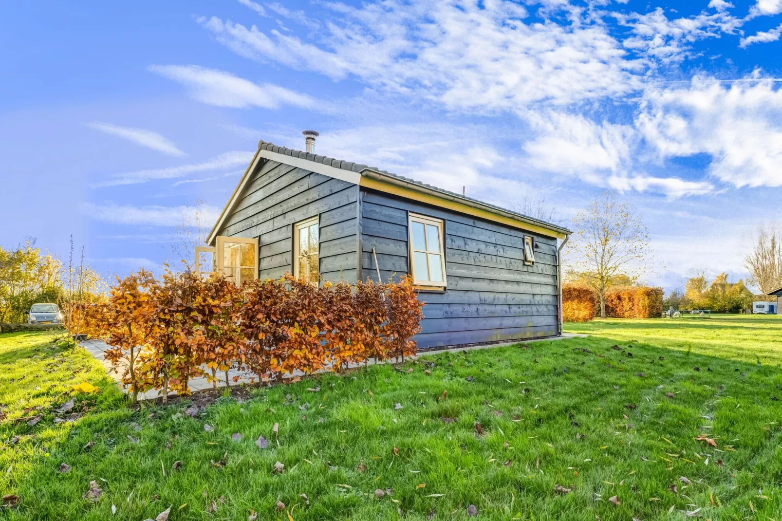 Vakantiehuisje 2 Vuur Groene Camping Lage Zwaluwe-Außenbereich Sommer