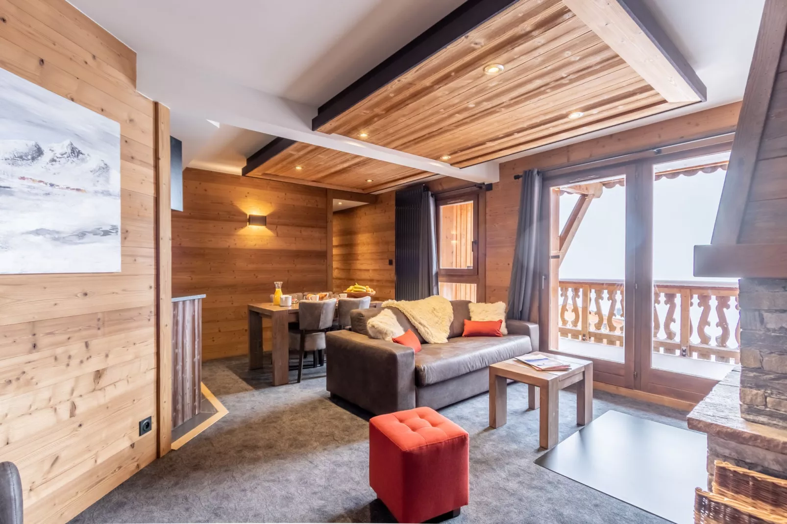 Chalet Altitude Val Thorens 3-Salon