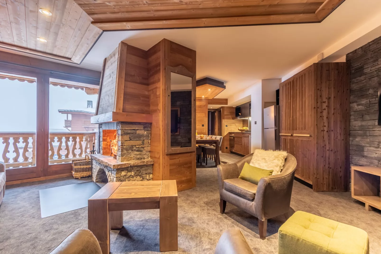 Chalet Altitude Val Thorens 2-Salon