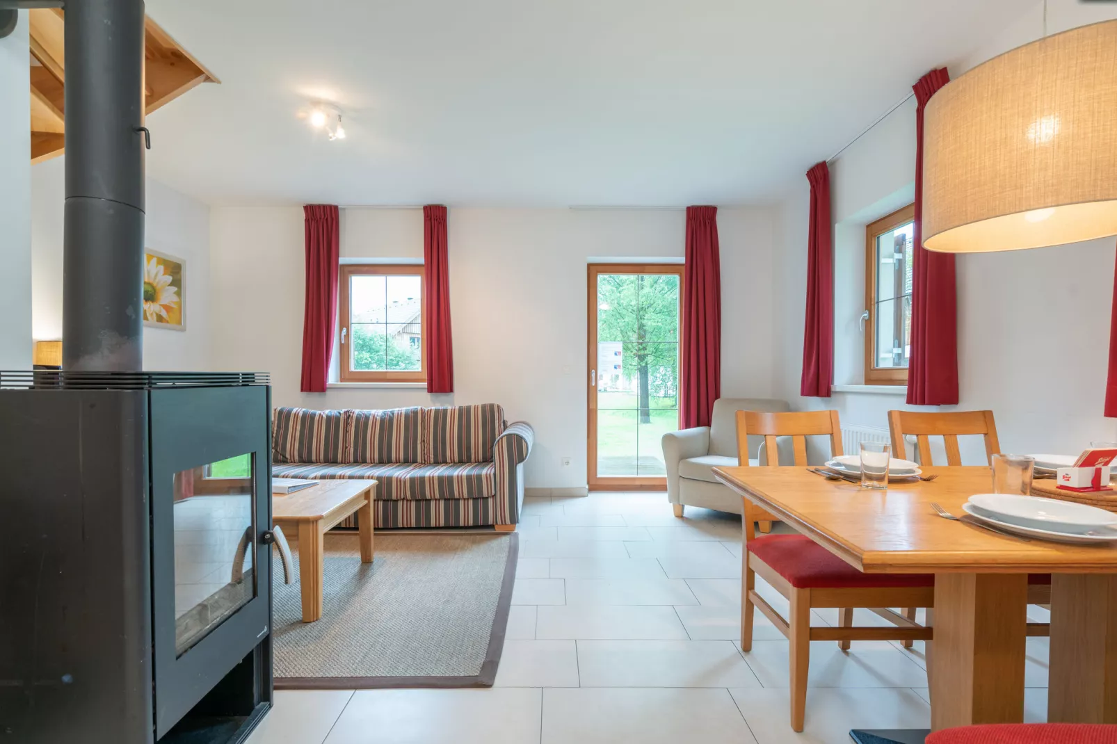 Luxery Salzkammergut Chalet A-Living room
