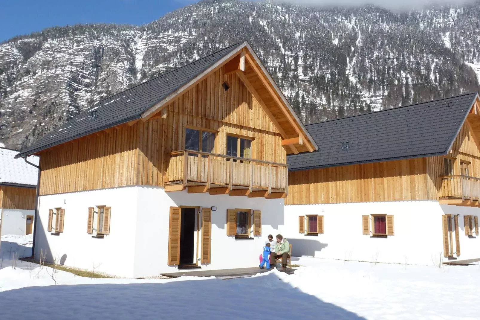 Luxery Salzkammergut Chalet B-Exterior winter