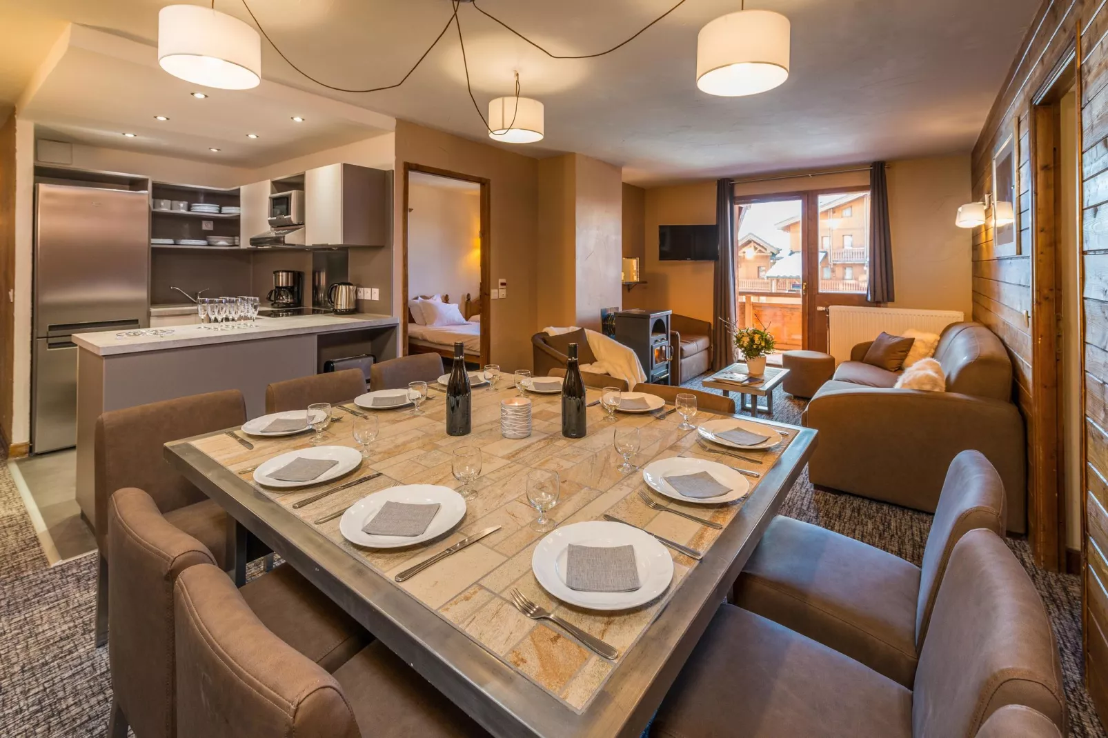 Chalet Altitude Val 2400 8-Wohnzimmer