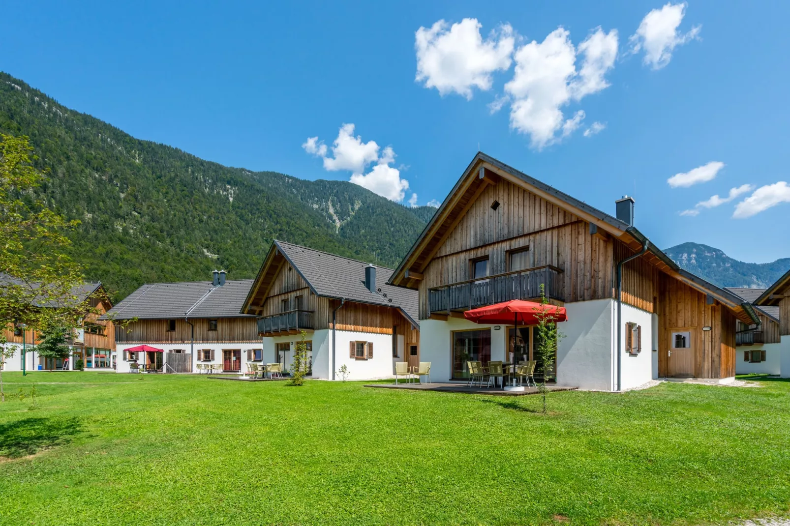 Luxery Salzkammergut Chalet D-Außenbereich Sommer
