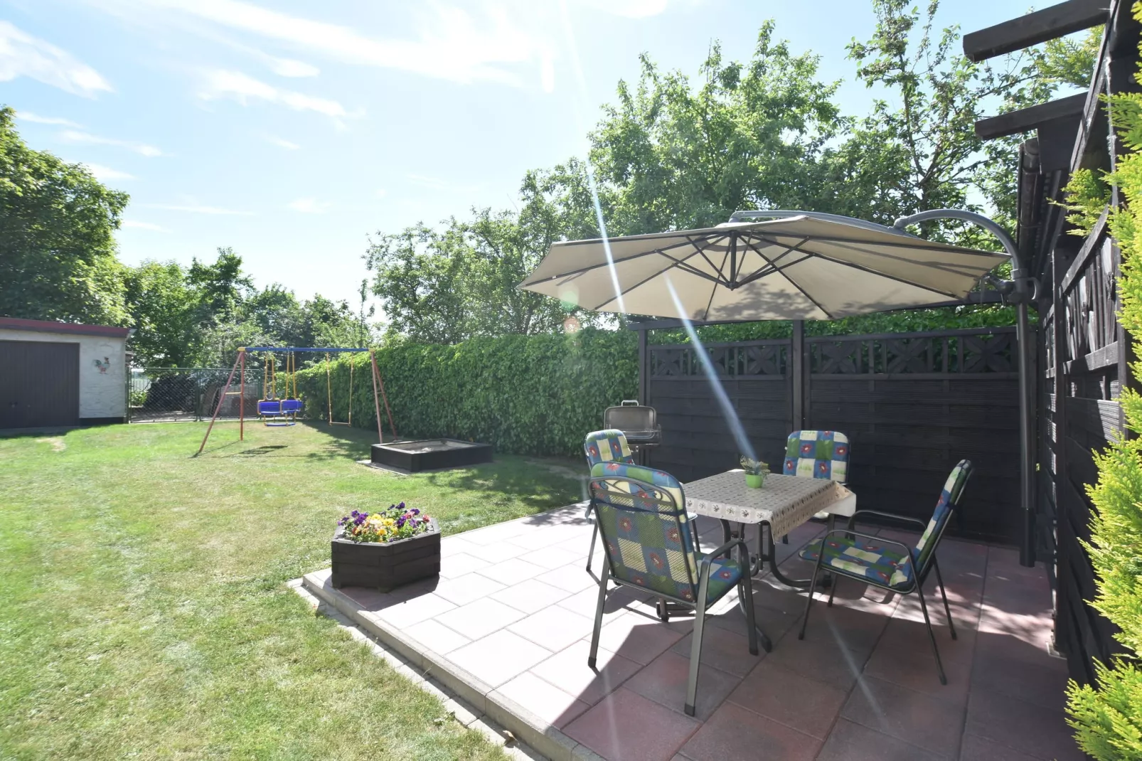 Landurlaub nahe Insel Poel-Terrace balcony