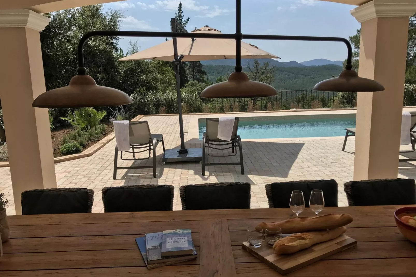 Villa Athos 14p-Terrace balcony