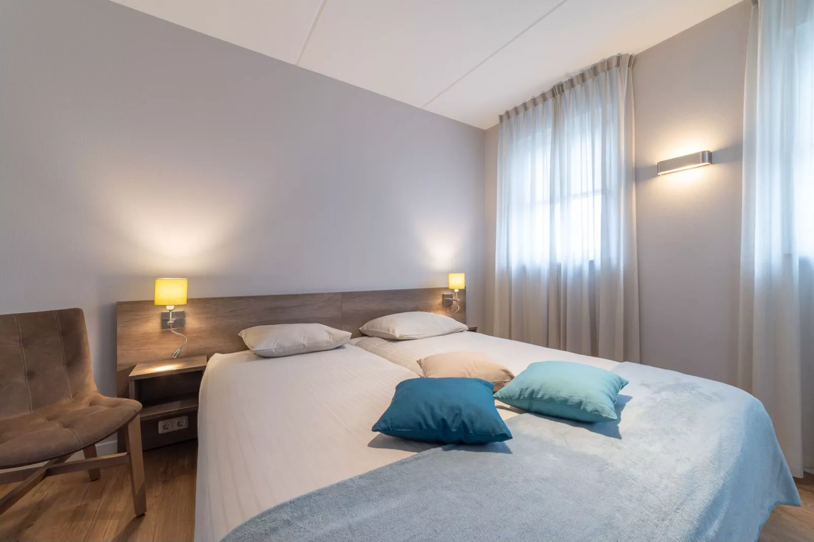 8 persoons vrijstaand met jacuzzi-Bedroom