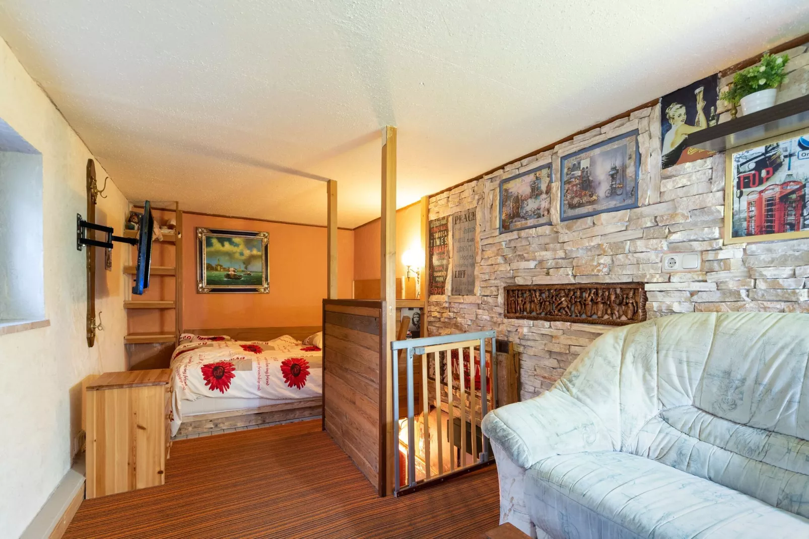 XL Ferienhaus Leuchtturm für Gruppen-Bedroom