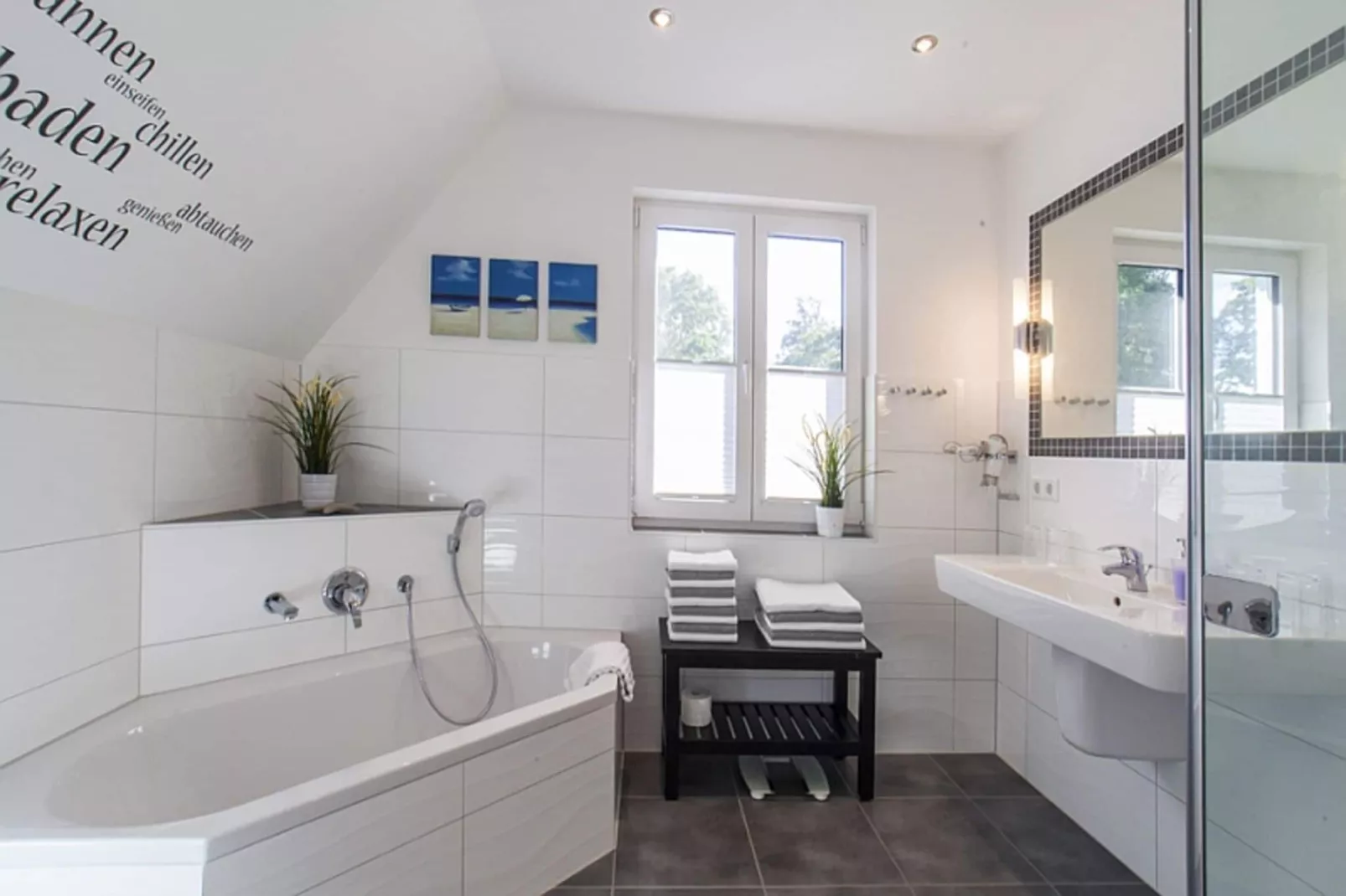 Traumfänger familienfreundlich im Ostseebad Rerik-Bathroom
