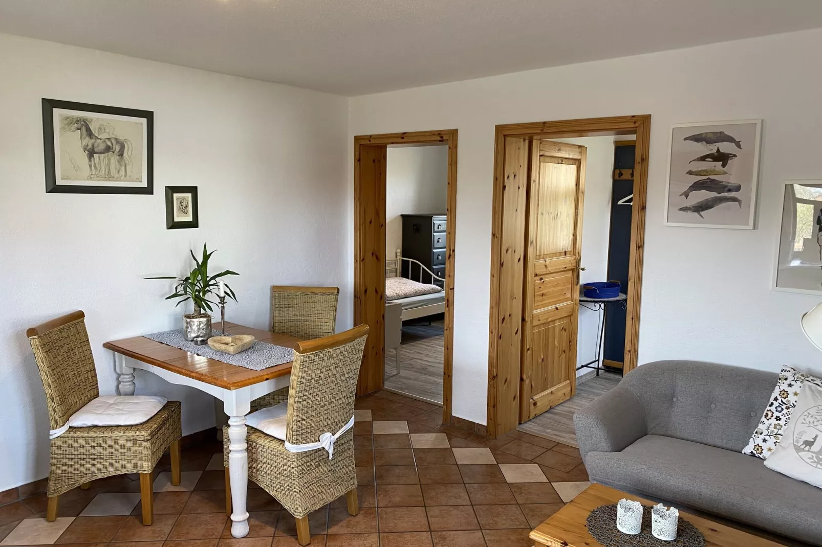 Rustikale Wohnung Fehmarn-Living room