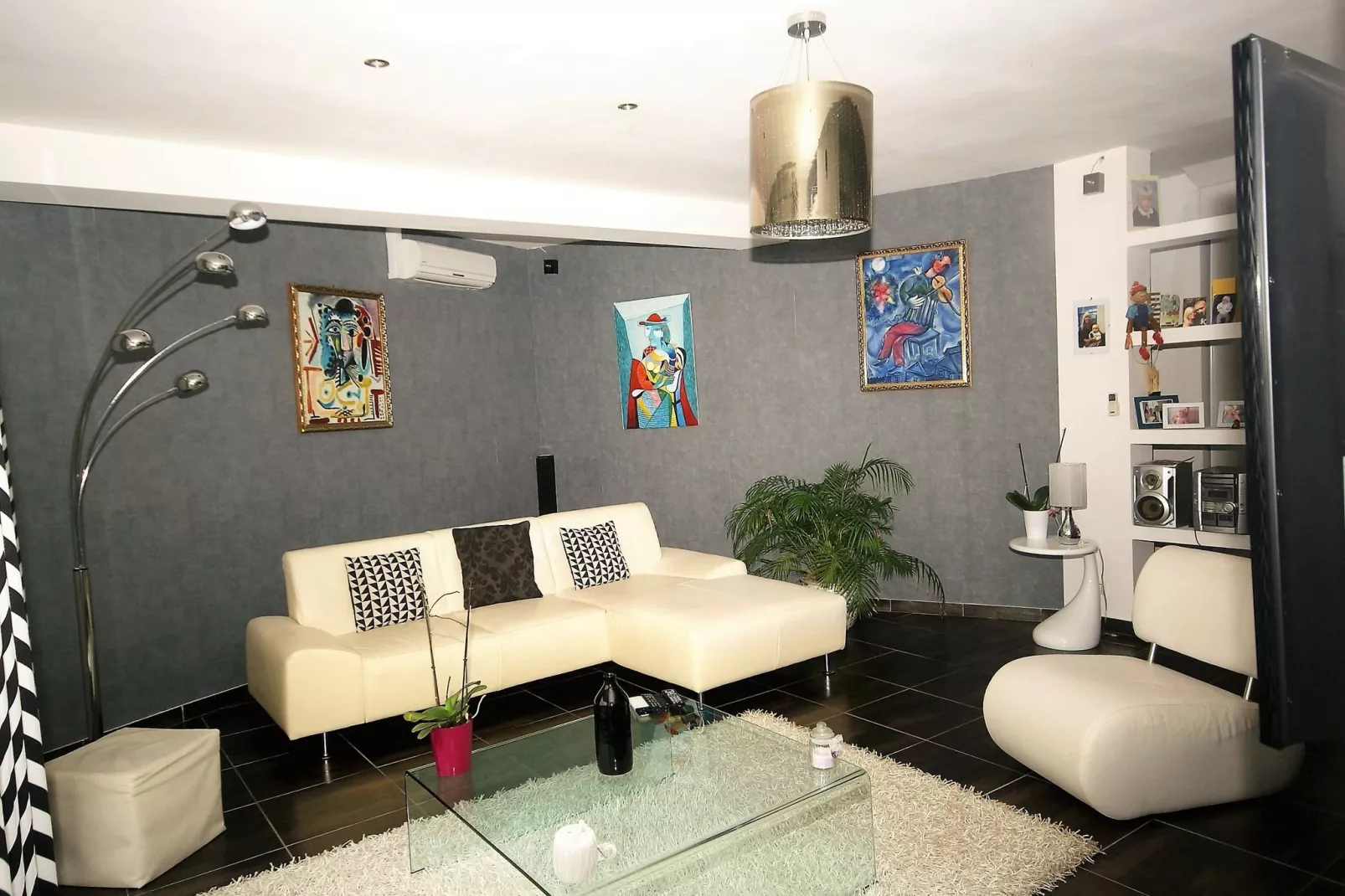 Villa Bargemon-Living room