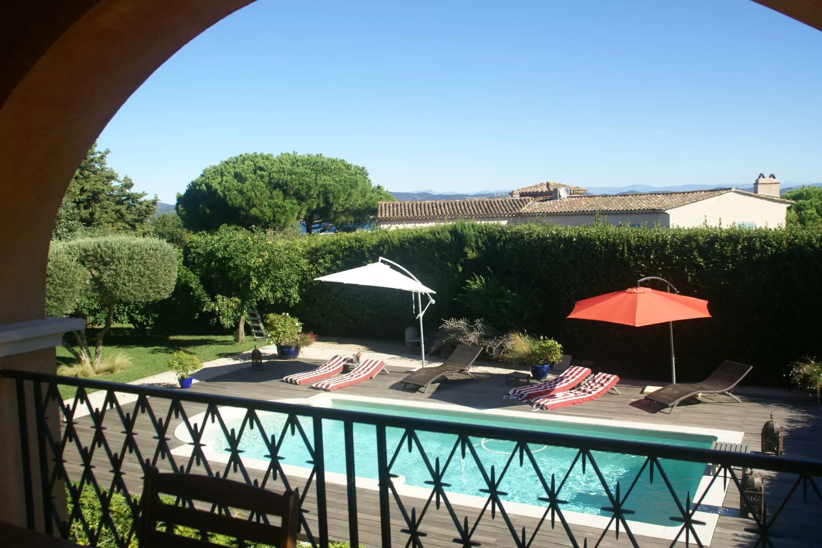 Villa Saint Tropez-View summer