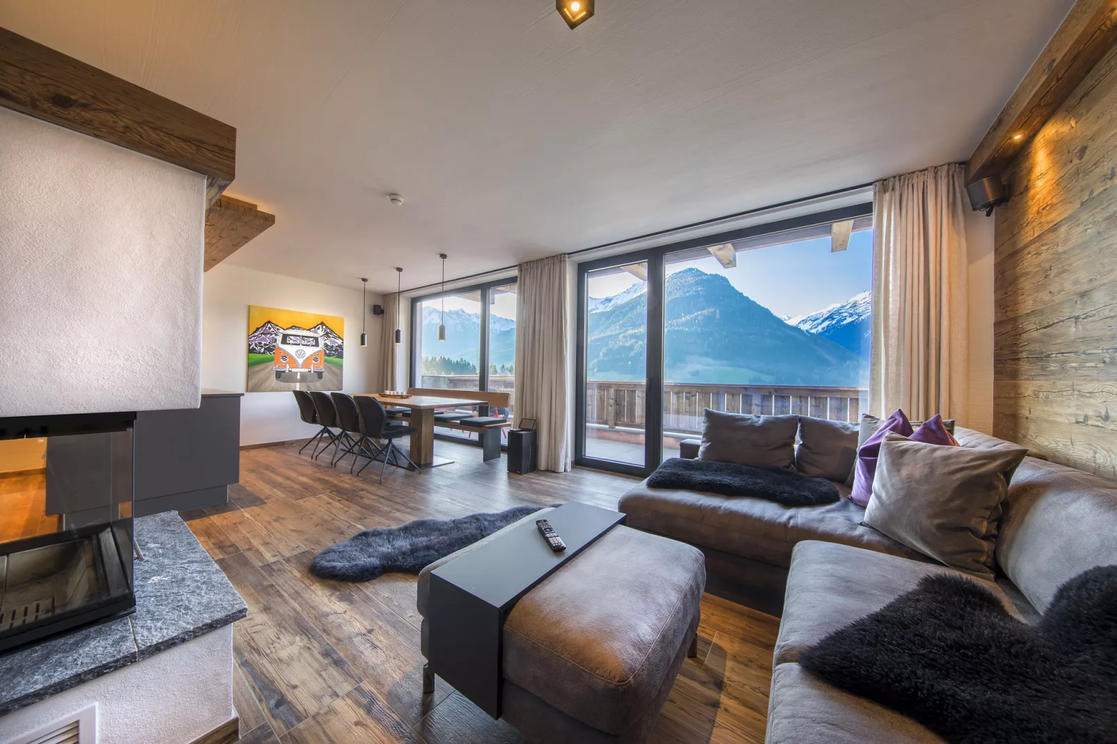 Nationalpark Chalet Gamsmutter-Living room
