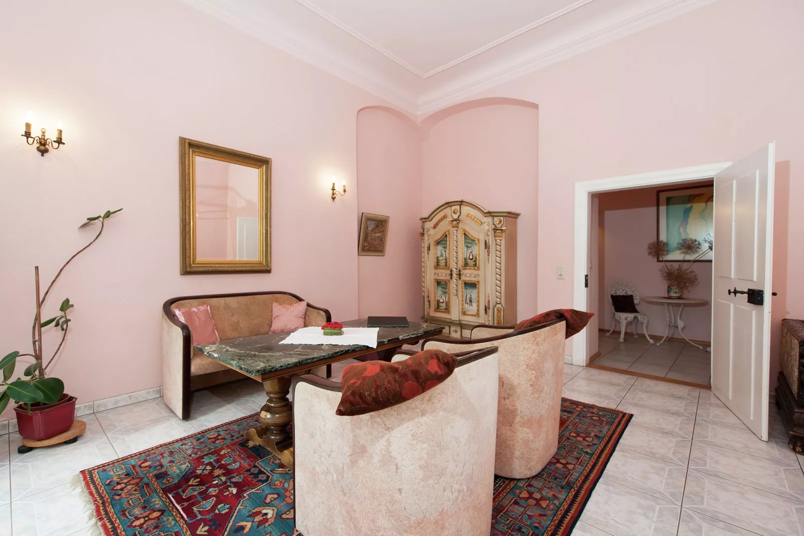 Urlaub im Schloss-Living room