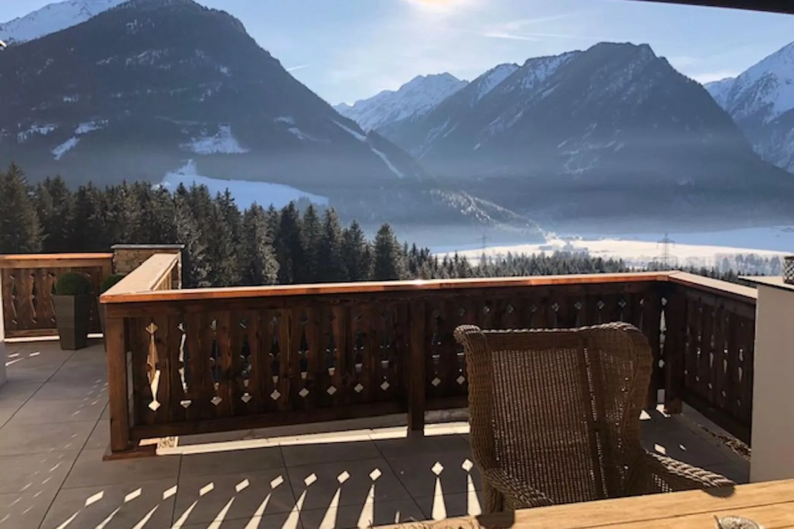 Nationalpark Chalet Keeseck-Terrace balcony