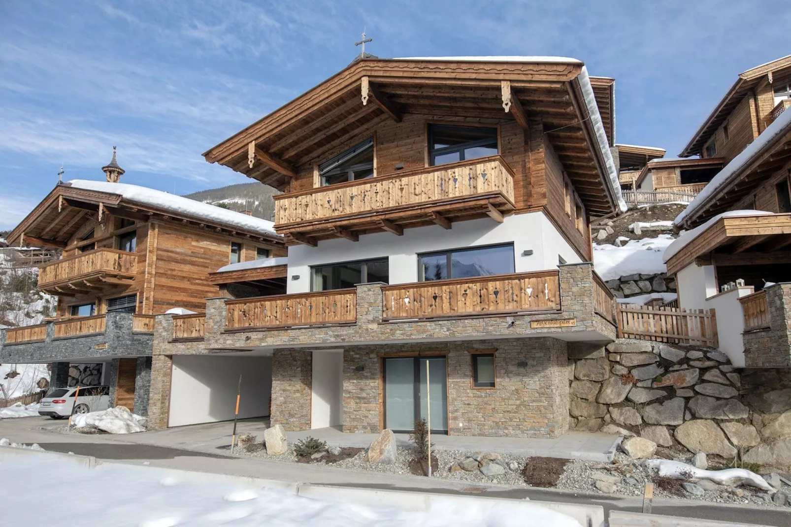 Nationalpark Chalet Arventalspitze-Extérieur hiver