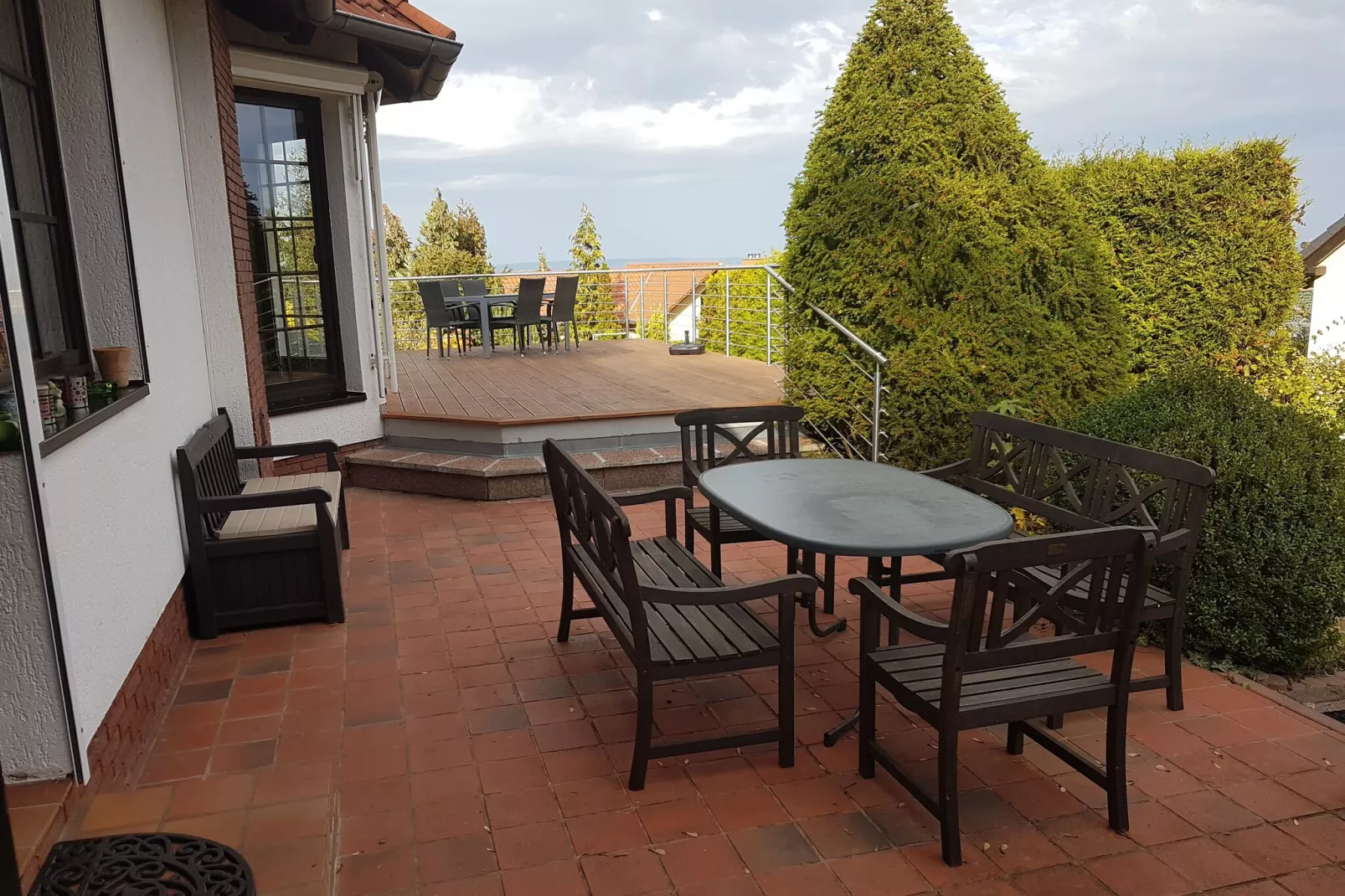 Spacious villa with private swimming pool-Terrace balcony