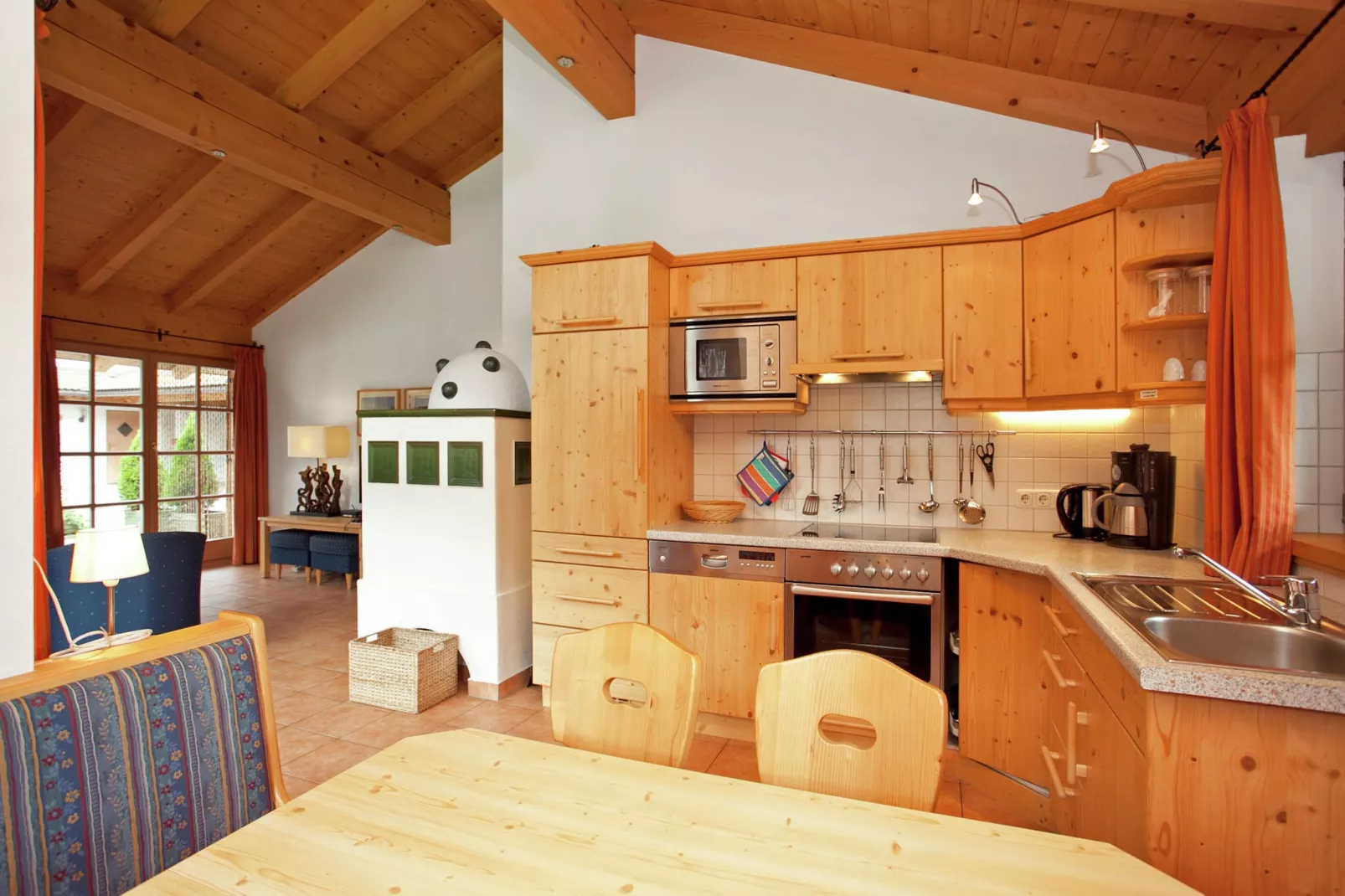 Chalets im Wald-Küche