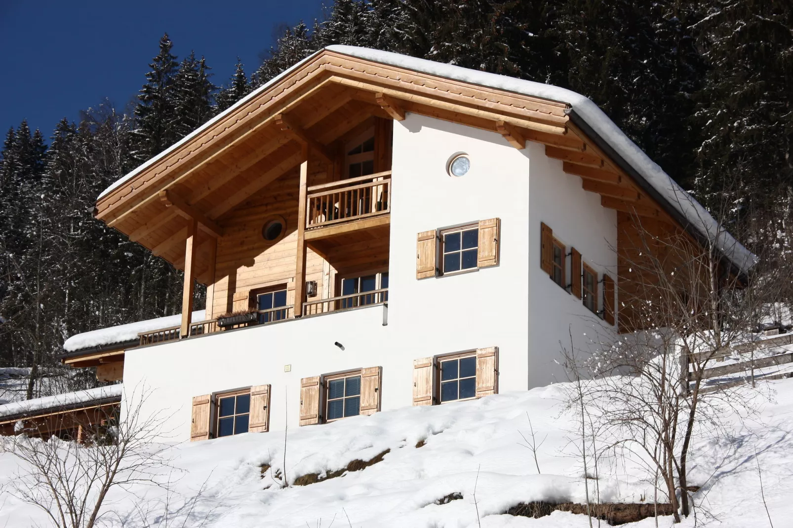 Chalets im Wald