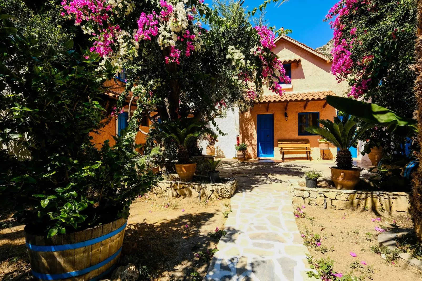 Olive Tree Cottage No 5-Exterior summer