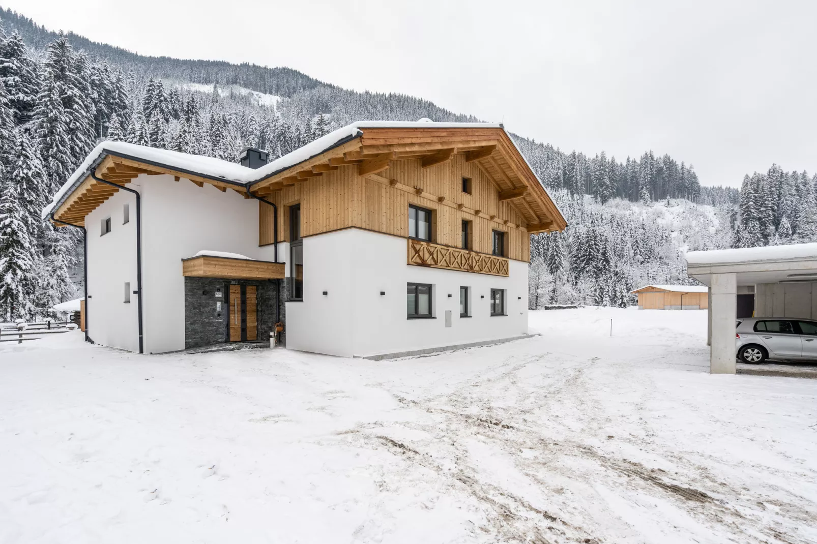 Saalach Appartement 7-Exterior winter