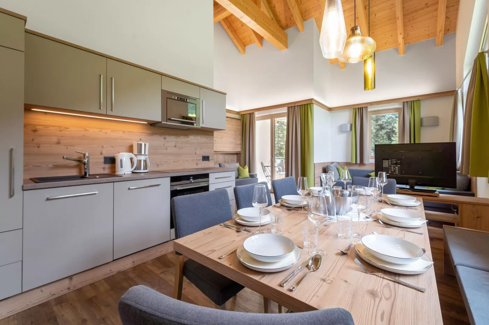 Saalach Appartement 7-Dining room