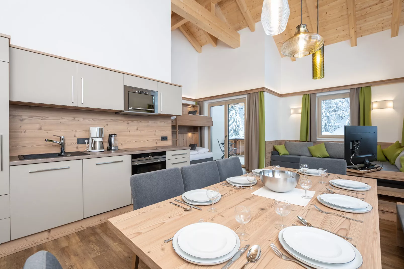 Saalach Penthouse 67-Dining room