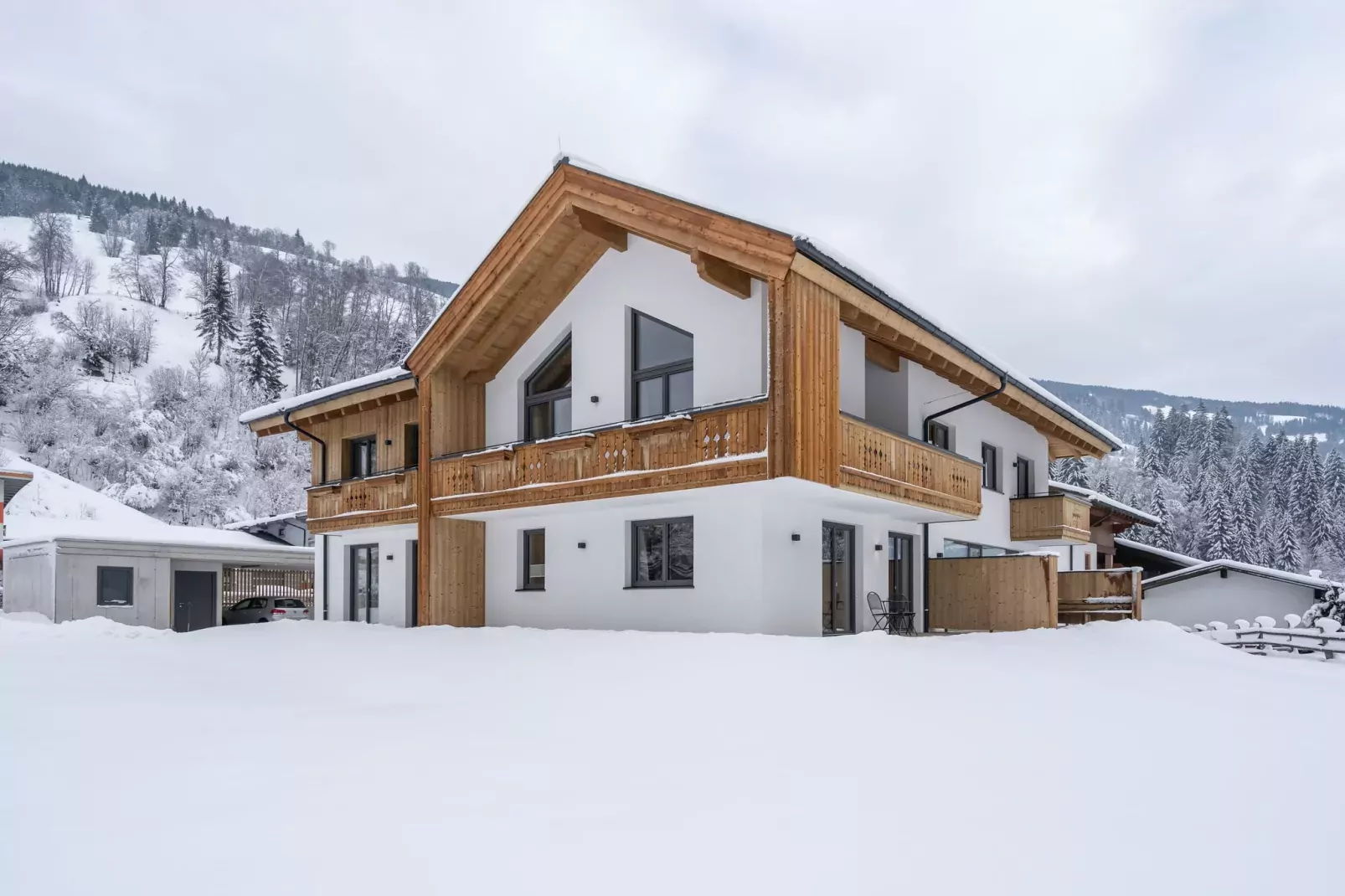 Saalach Appartement 4-Exterior winter