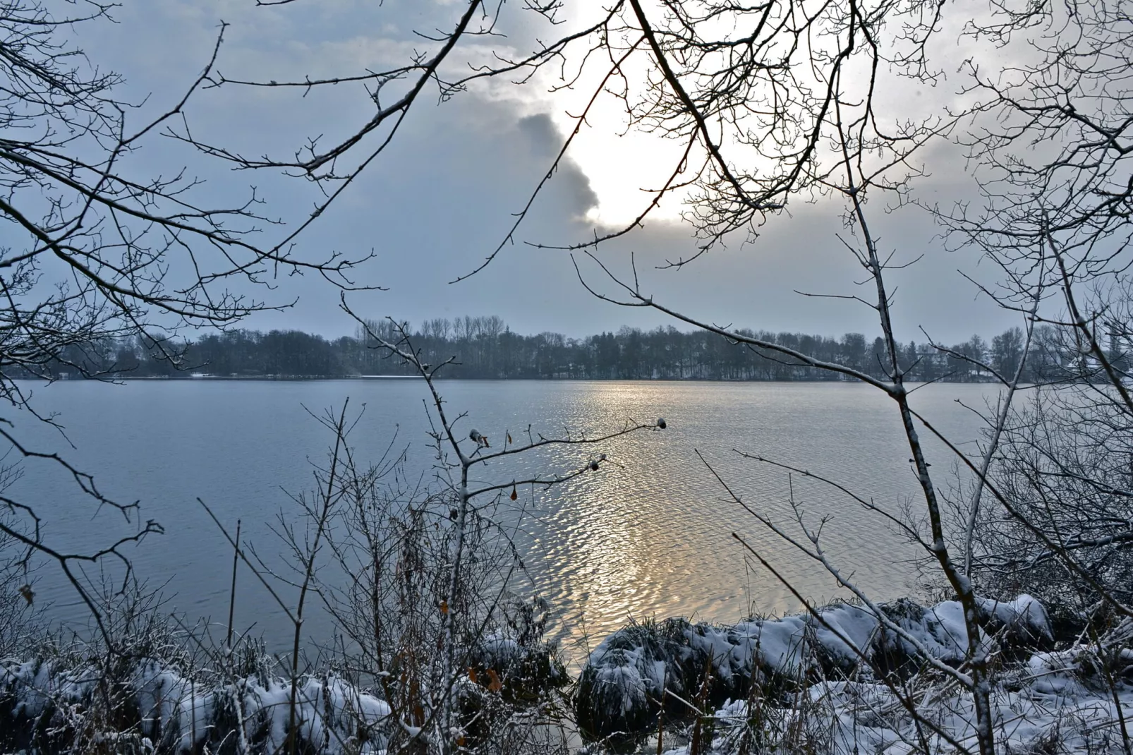 Ferienwohnung in Ostholsteinischen Schweiz-View winter