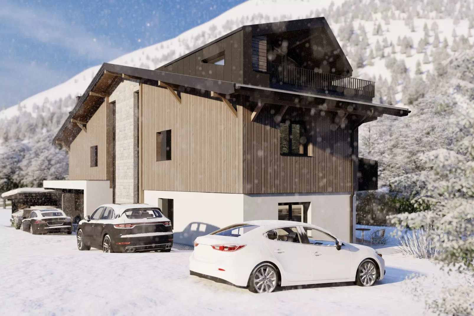 Bergzeit Appartements-Exterior winter