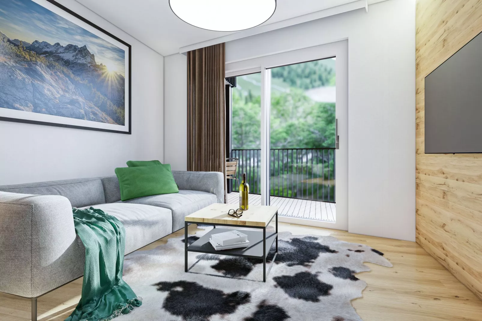 Bergzeit Appartements-Living room