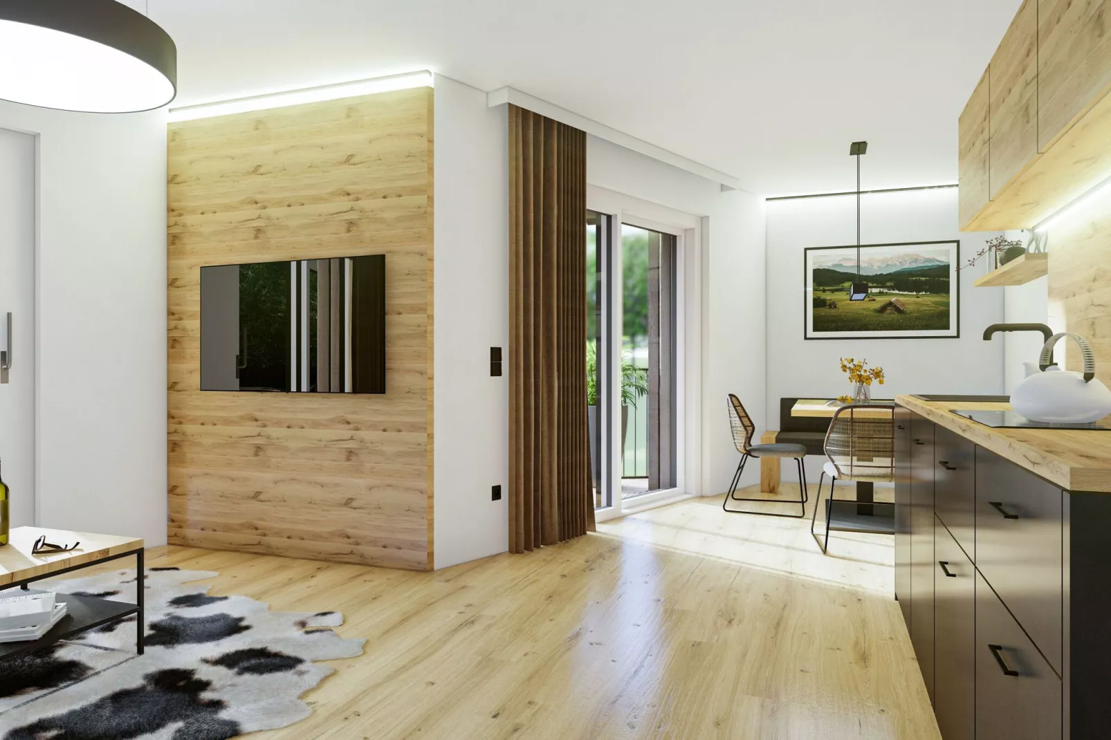 Bergzeit Appartements-Living room