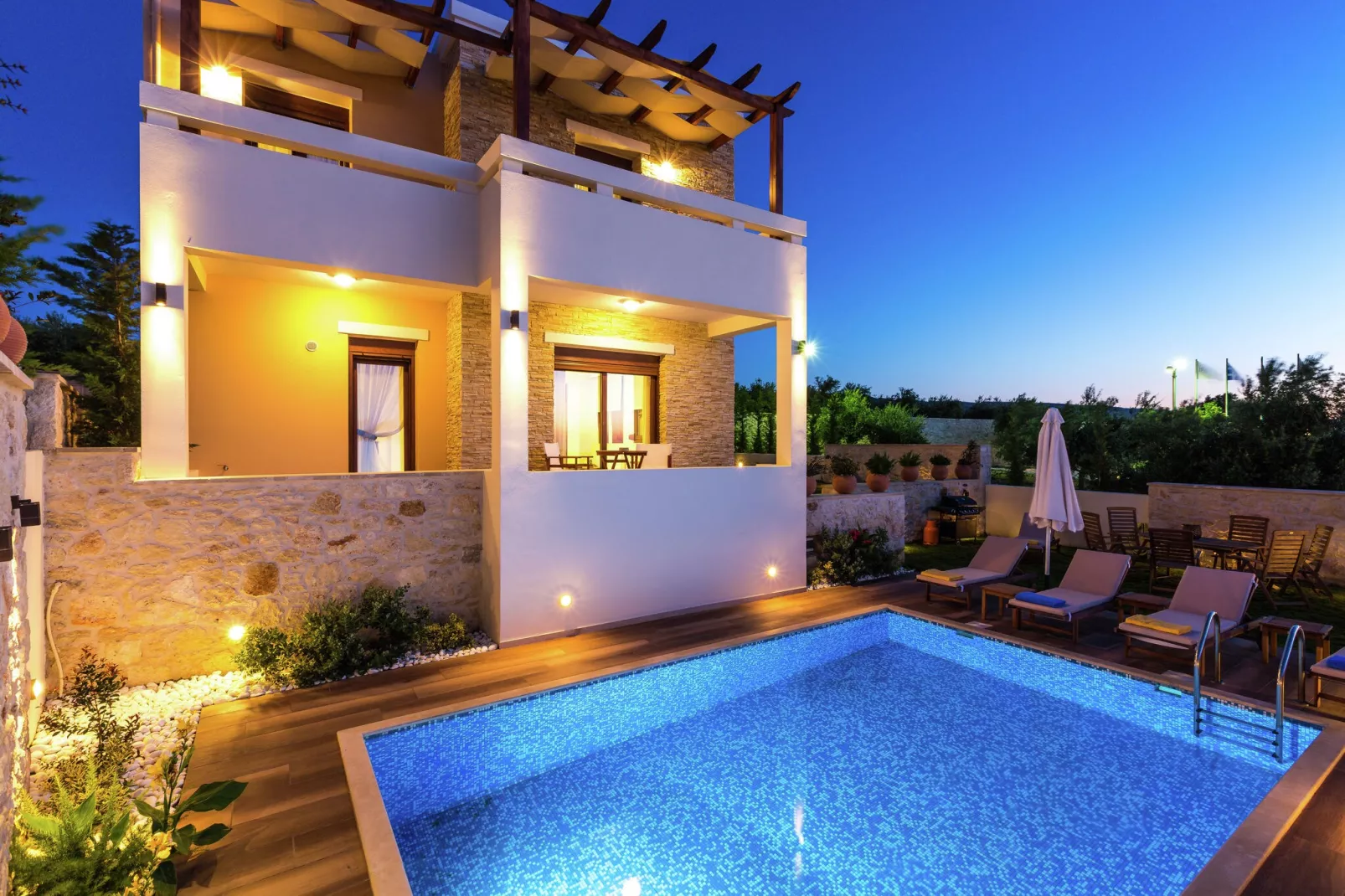 Villa Fragkia-Exterior summer