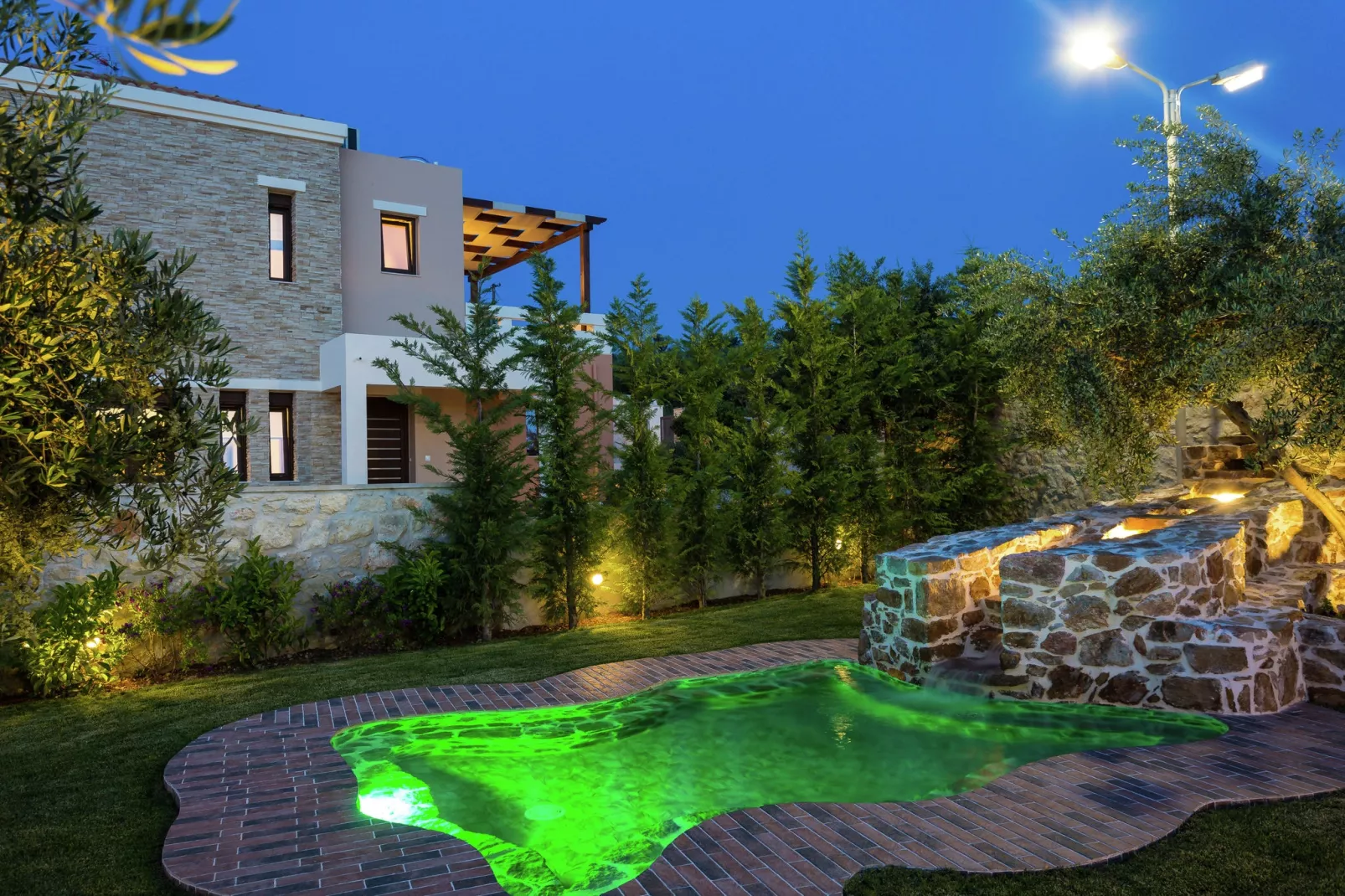 Villa Fragkia-Exterior summer