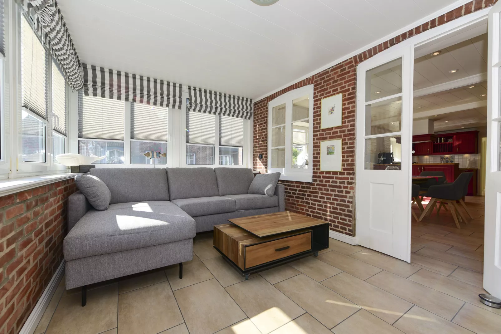 Ferienwohnung in Wyk Boldixum - 4 Pers-Living room