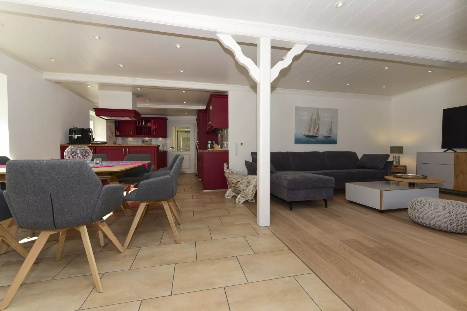 Ferienwohnung in Wyk Boldixum - 4 Pers-Living room