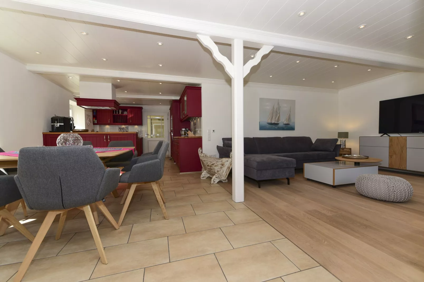 Ferienwohnung in Wyk Boldixum - 4 Pers-Living room