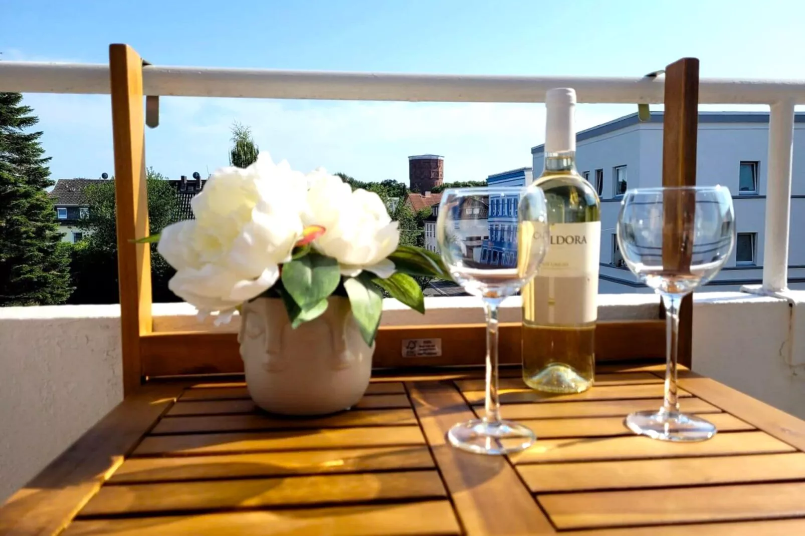 Ferienwohnung Der Anker-Terrace balcony