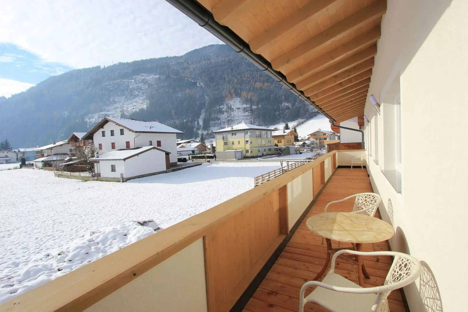 Apartment Sporer / Aschau-Balcon-terrasse