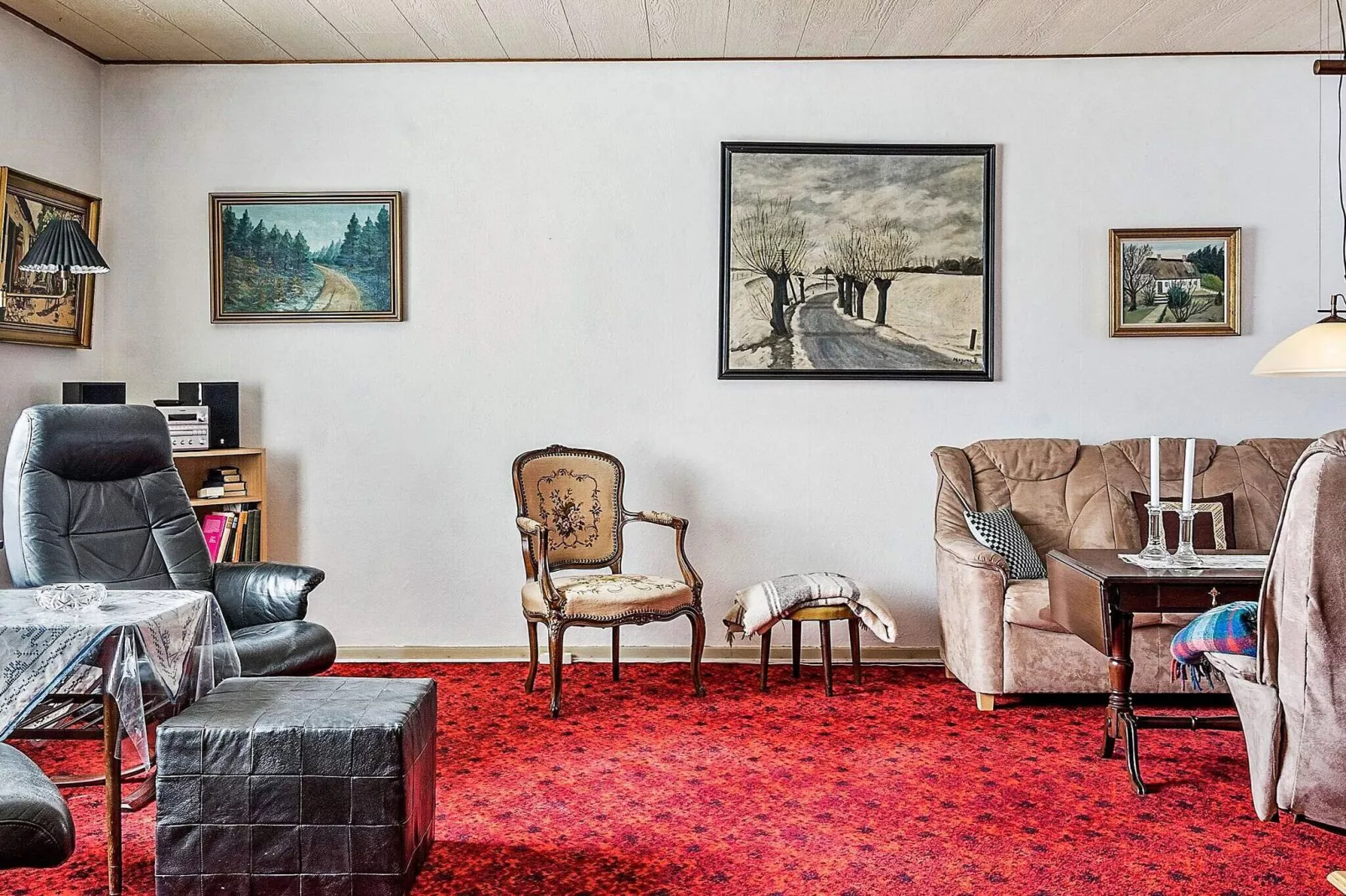 Maison de vacances pour 4 a Bøvlingbjerg-Intérieur