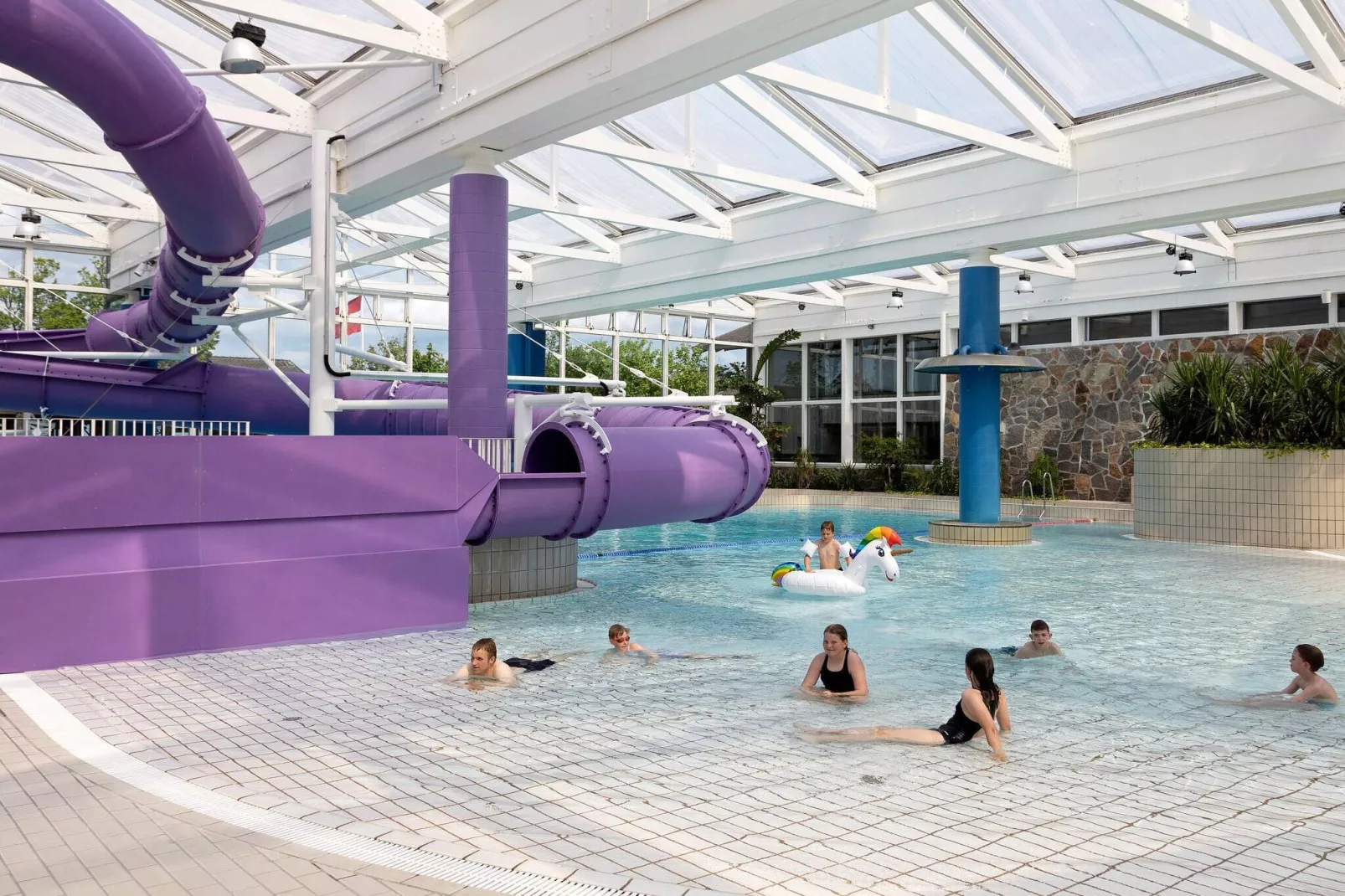 6 Personen Ferienhaus auf einem Ferienpark Hanstholm - Schwimmbad