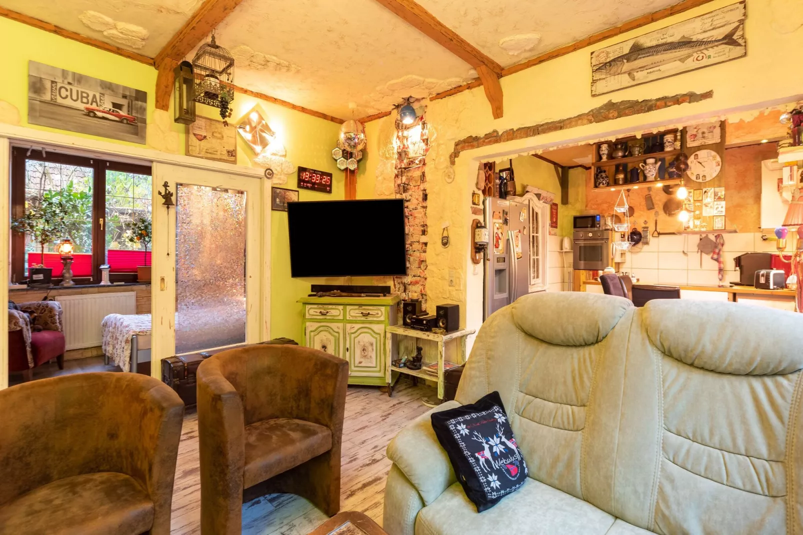 Rollstuhlgerecht Wohnen mit Wintergarten-Living room