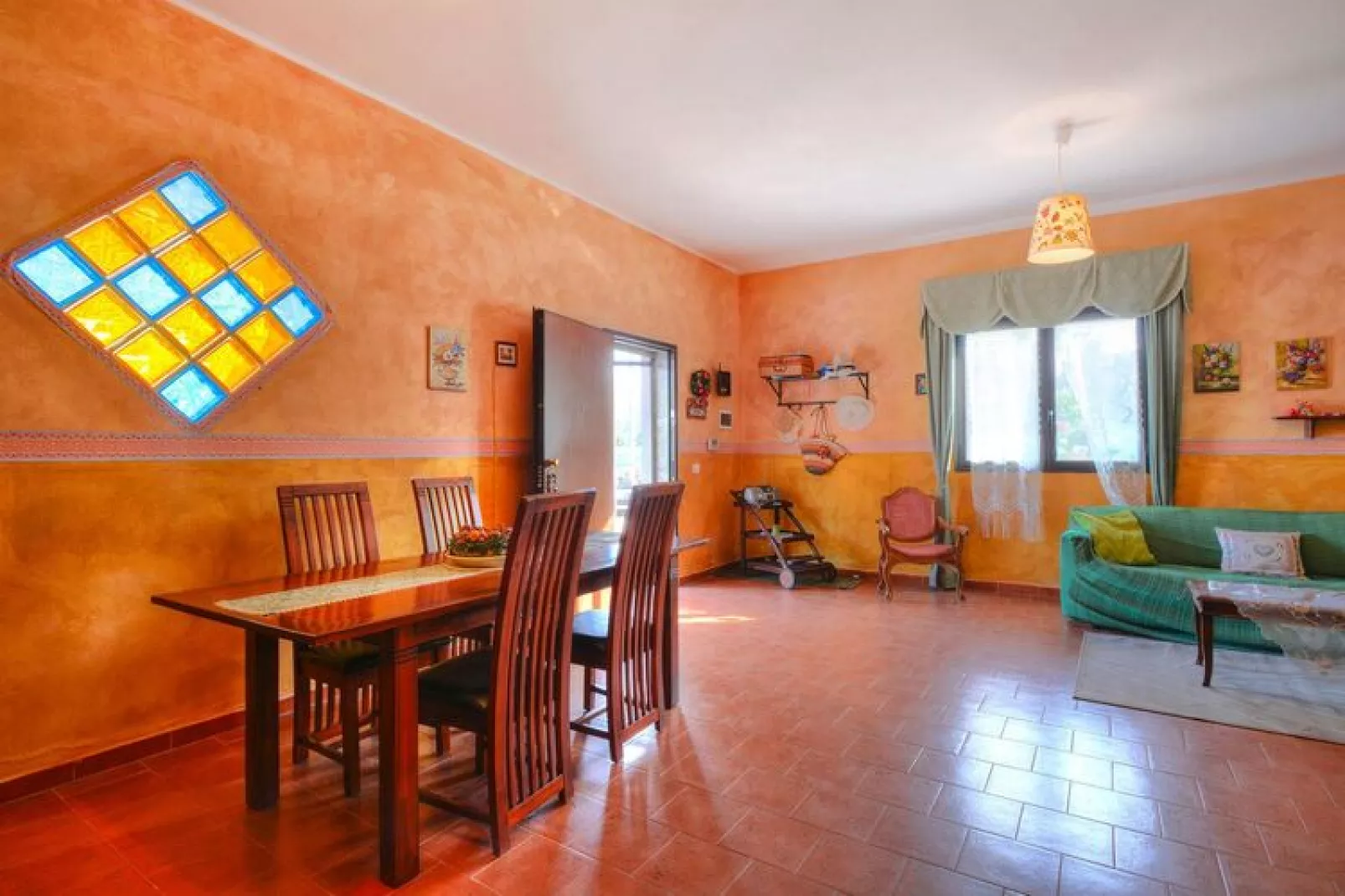 Holiday home Floridia-Villa Maggio 160 qm mit Privatpool-Wohnzimmer