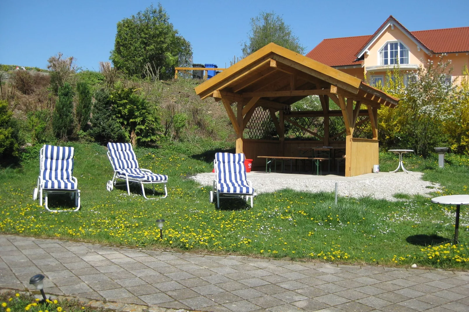 Am Ferienhof-Garten Sommer