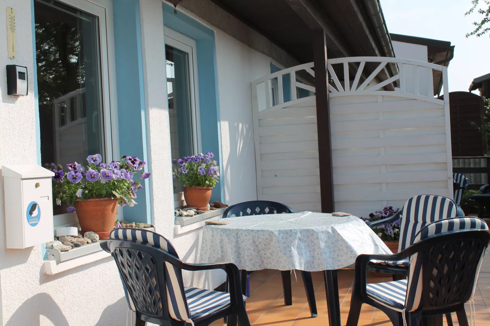 Strandhaus an der Wiek in Strandlage-Jardin d'été